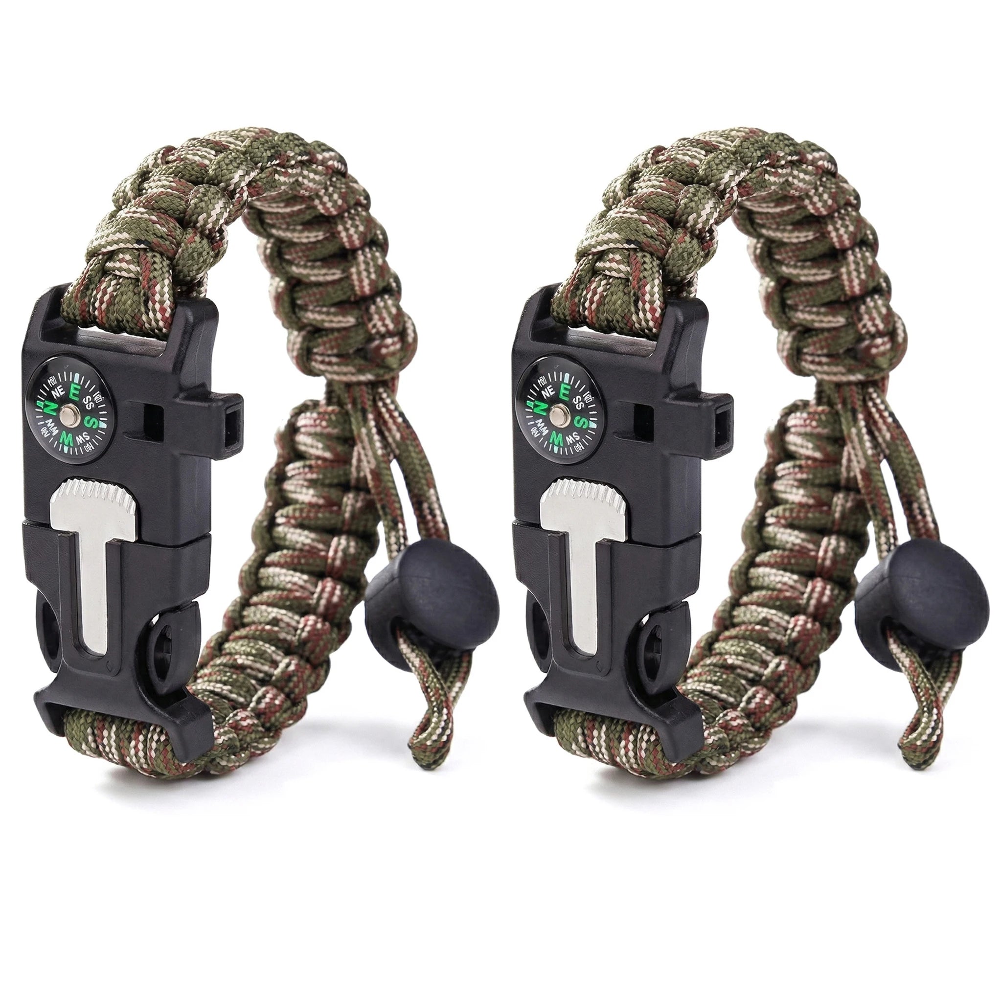 Adjustable Survival Paracord Bracelet