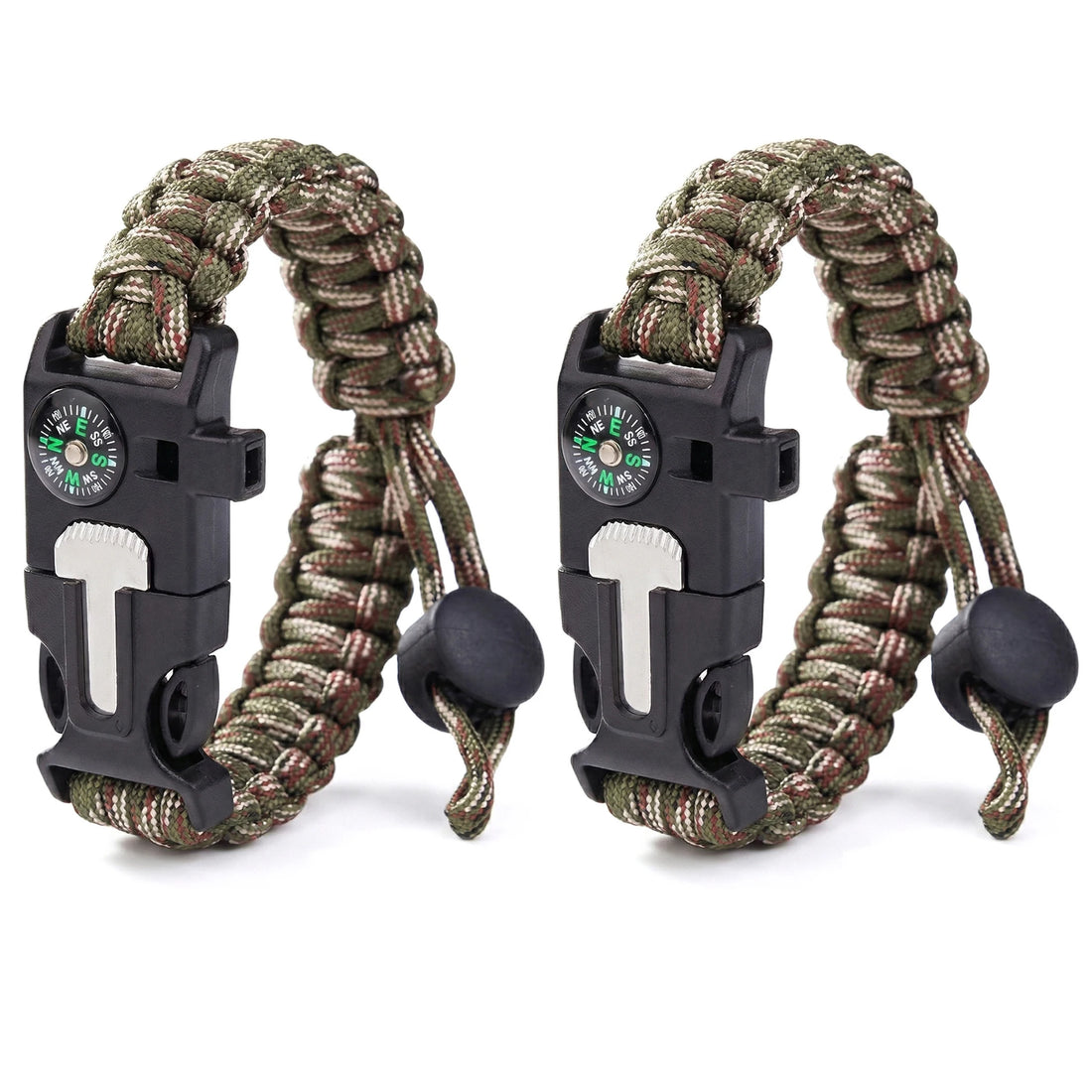 Adjustable Survival Paracord Bracelet
