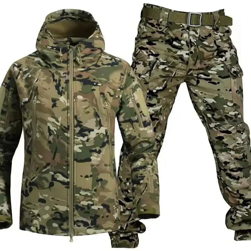 Fleece Men Waterproof Suit