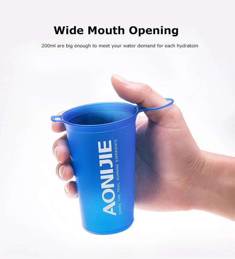 AONIJIE SD09 SD10 250ml 500ml Soft Flask Folding Collapsible Water Bottle