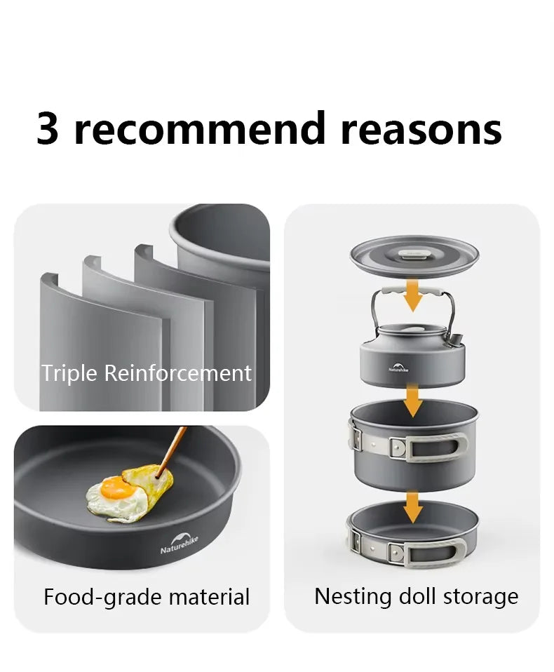 Naturehike Camping Cookware Set