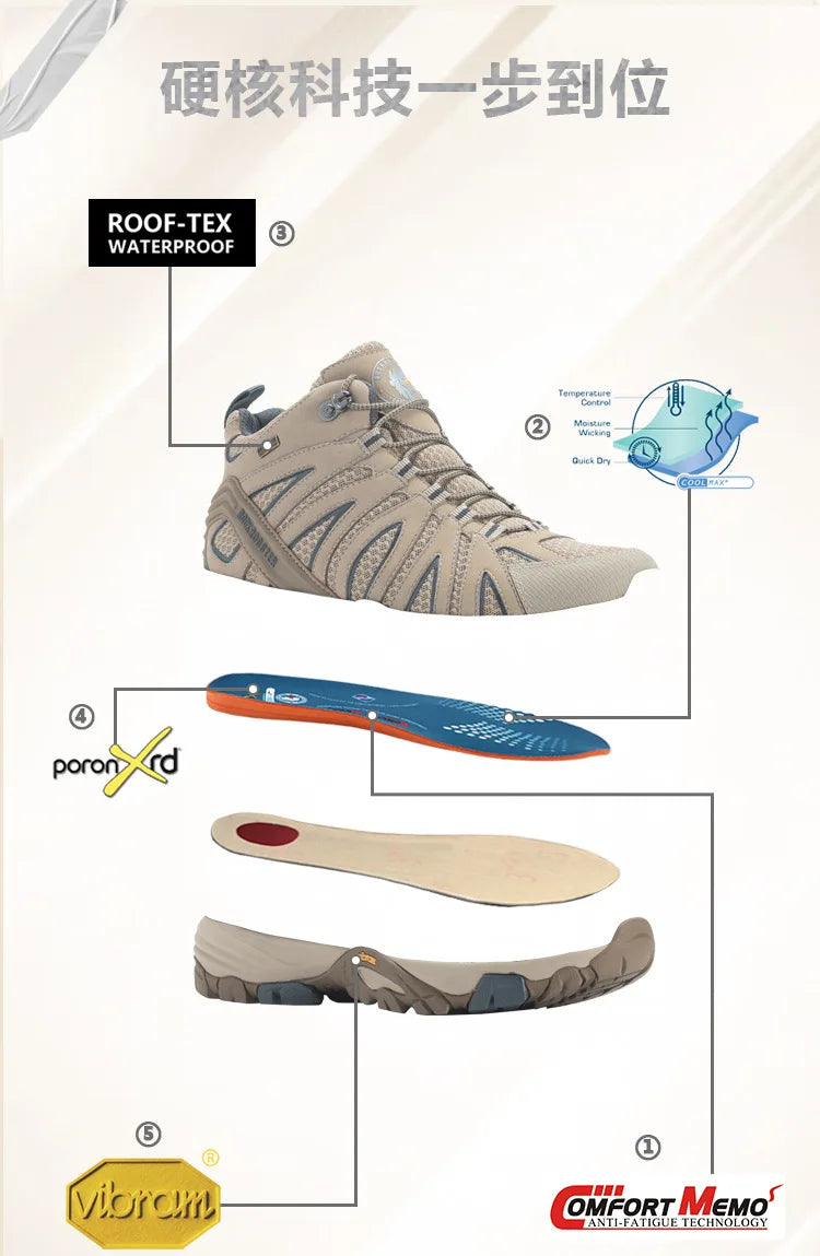 ROCKROOSTER Hiking Boots