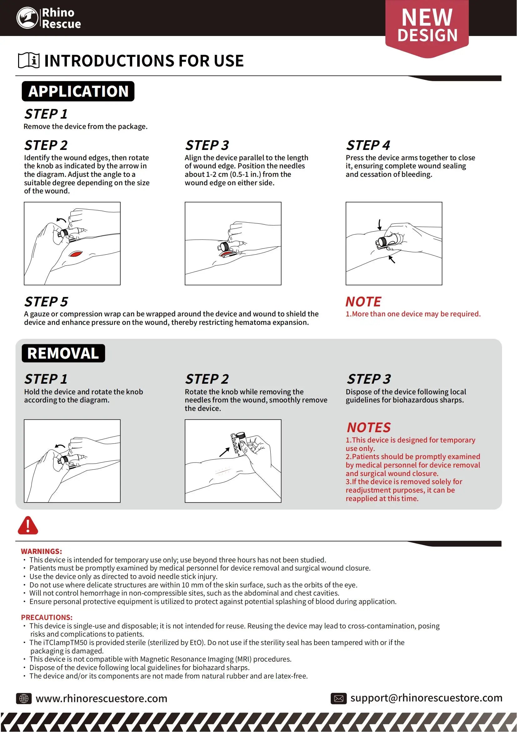 RHINO RESCUE Trauma Clamp