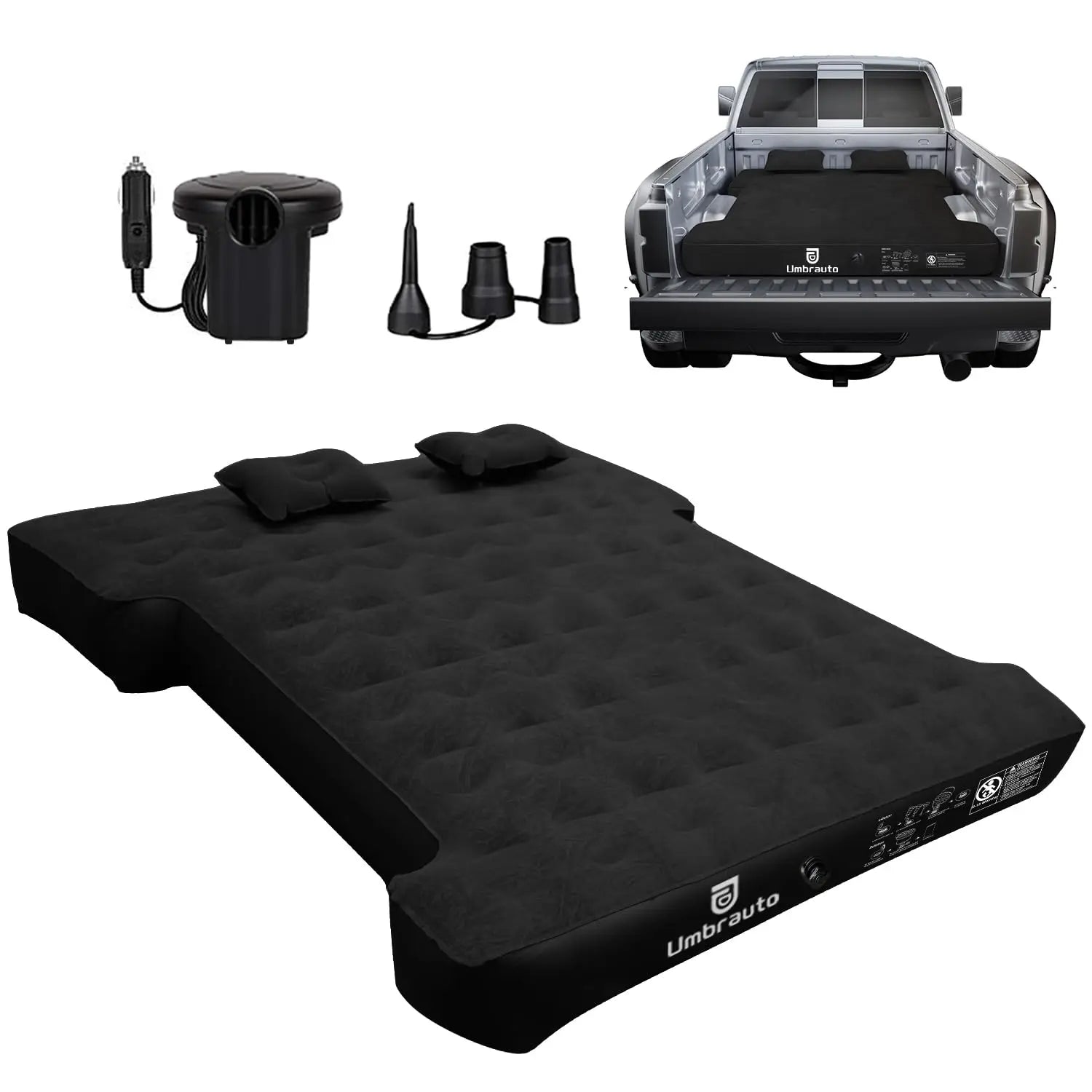 Air Mattress for 6-6.5ft Midsize Short Truck Beds