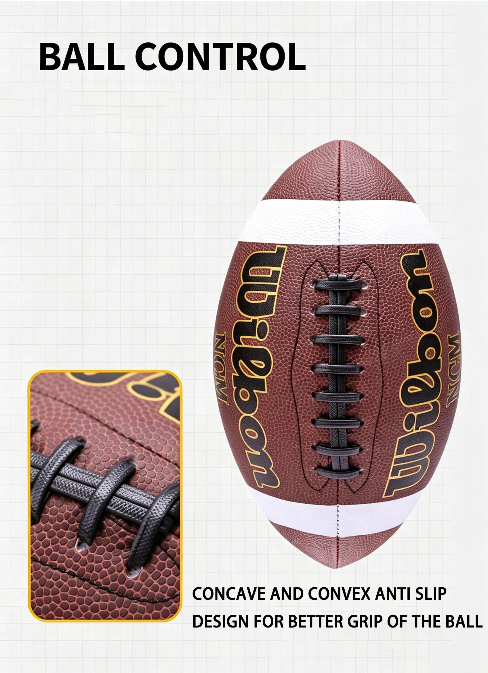 Football Ball Size3/6/9 for Kids Youth Adult Practice Ball
