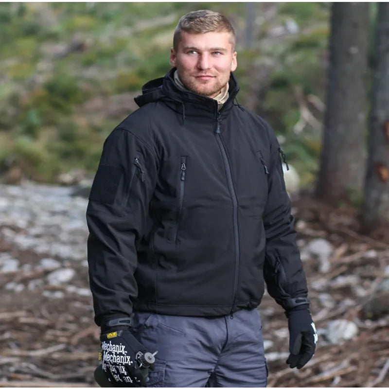 Men’s Camouflage Softshell Jacket