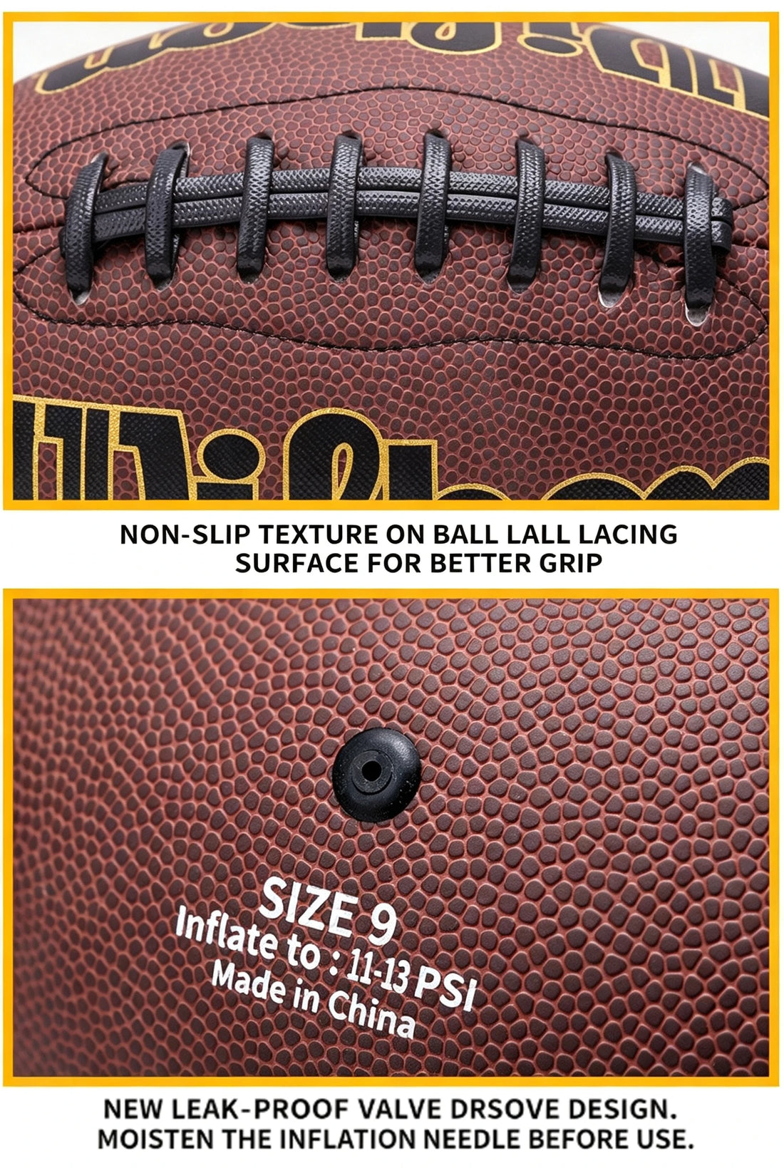 Football Ball Size3/6/9 for Kids Youth Adult Practice Ball