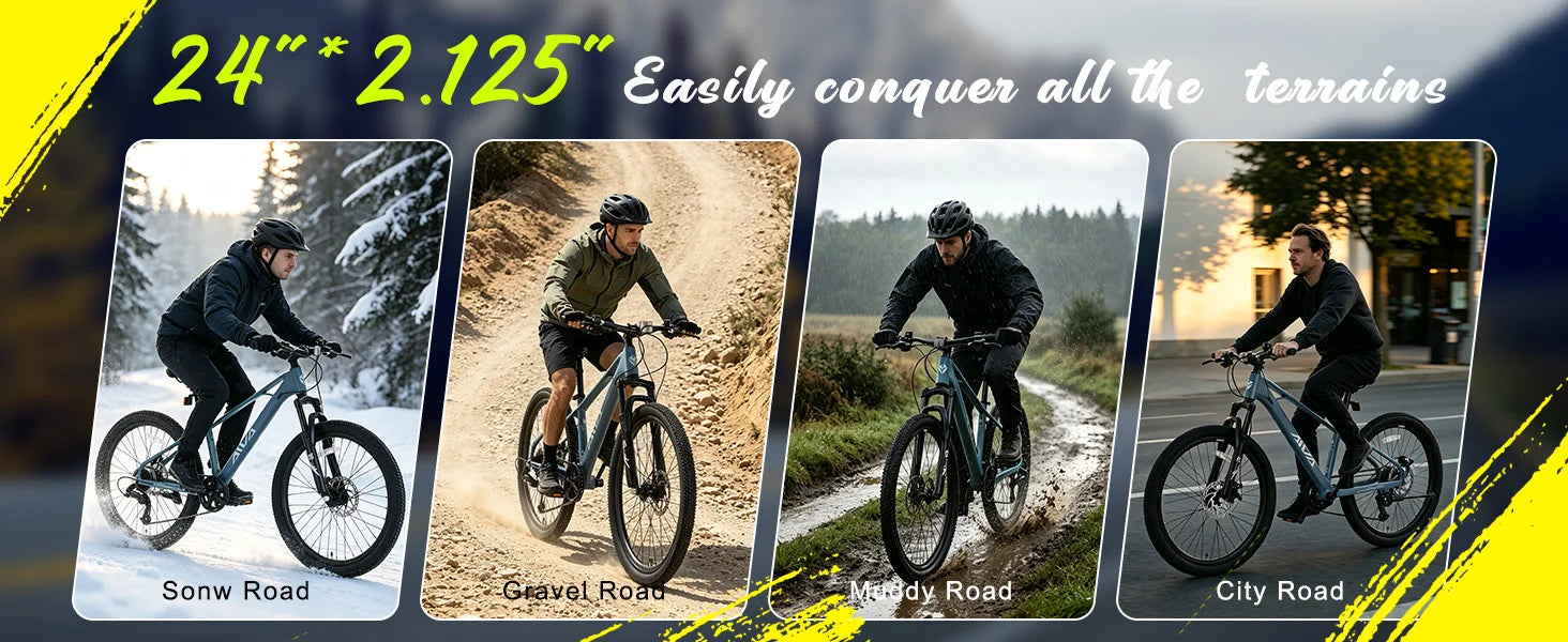 AIVA KNIGHT24 24 Inch Hardtail Mountain Bike