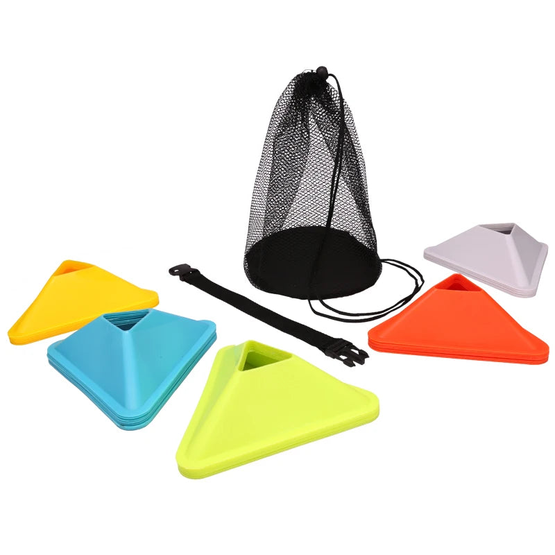 20PCS 40PCS Sports Agility Training Cone Portable Equipment for Kids Adult
