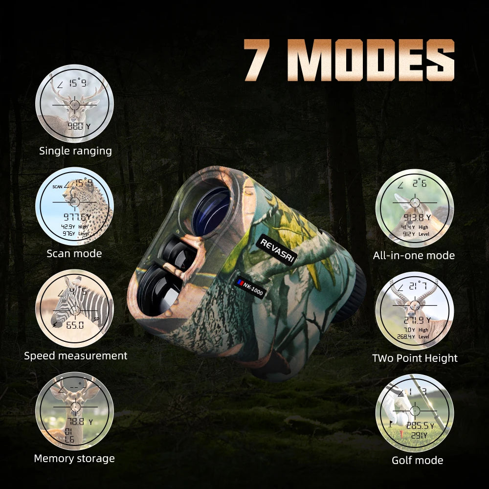 REVASRI 1000M Hunting Range Finder