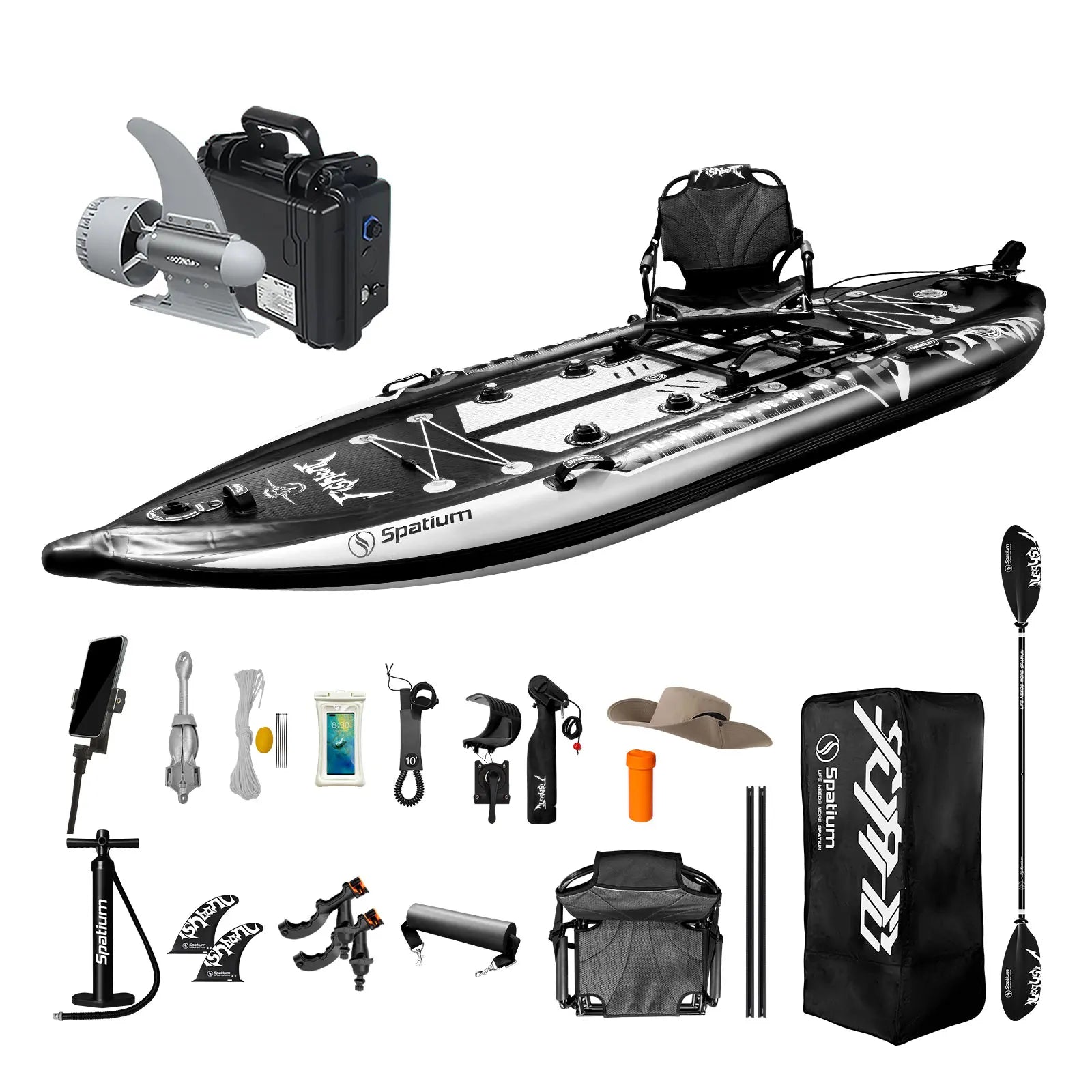 Spatium Fishing Kayak, Fishing Paddle Board