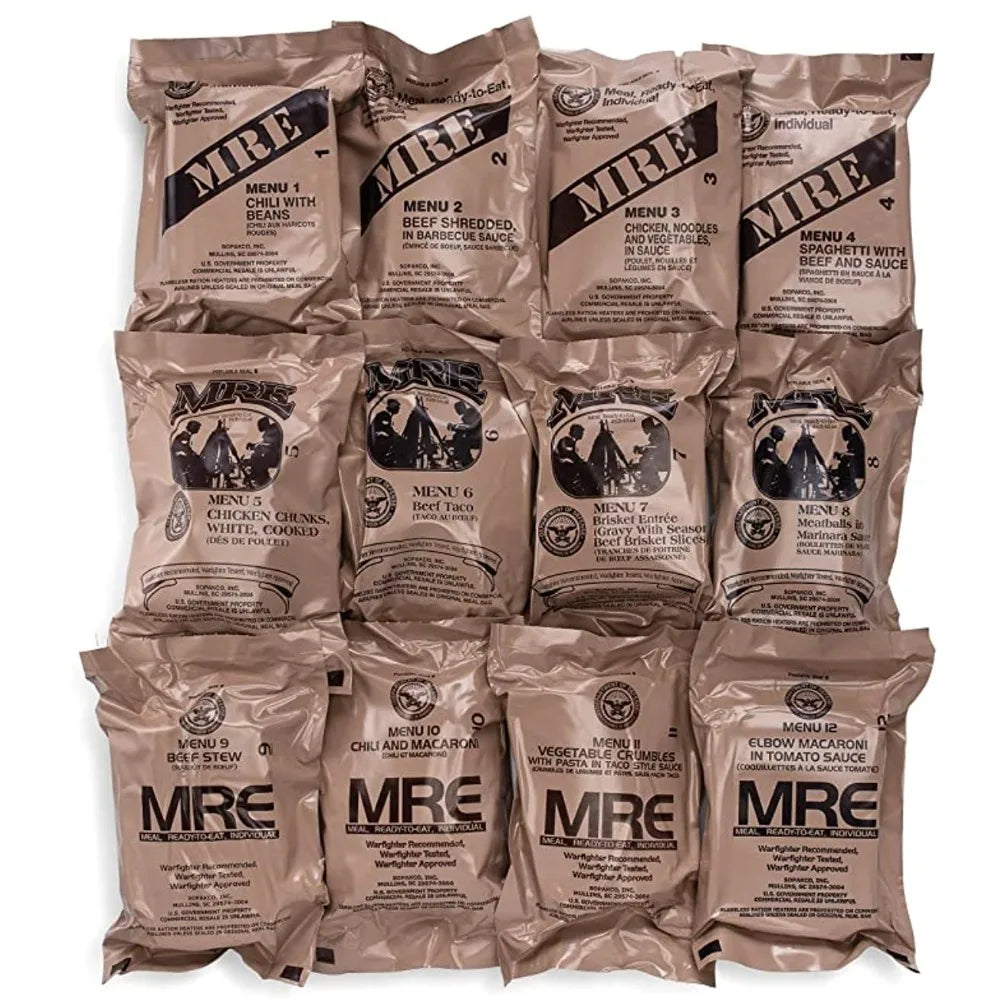 24 CT US Military Surplus MRE