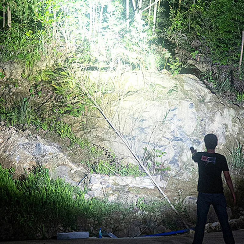 1000W Led Sensor Head Flashlight