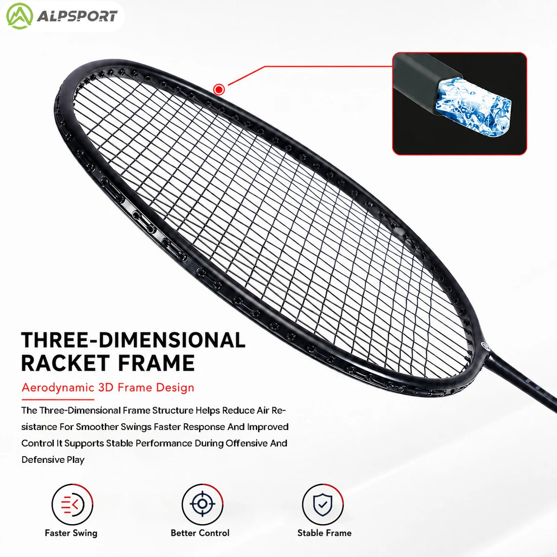 2Pcs Badminton Racket Set