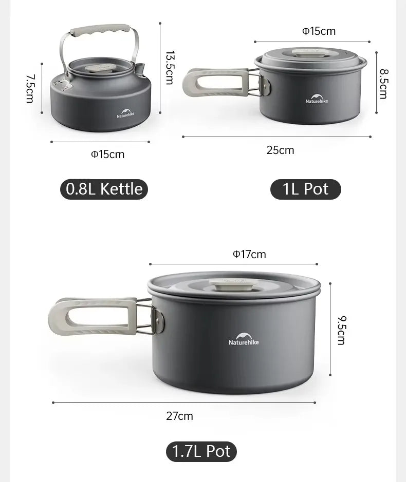 Naturehike Camping Cookware Set