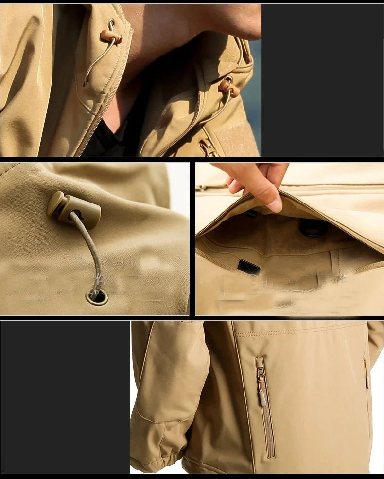 Fleece Men Waterproof Suit