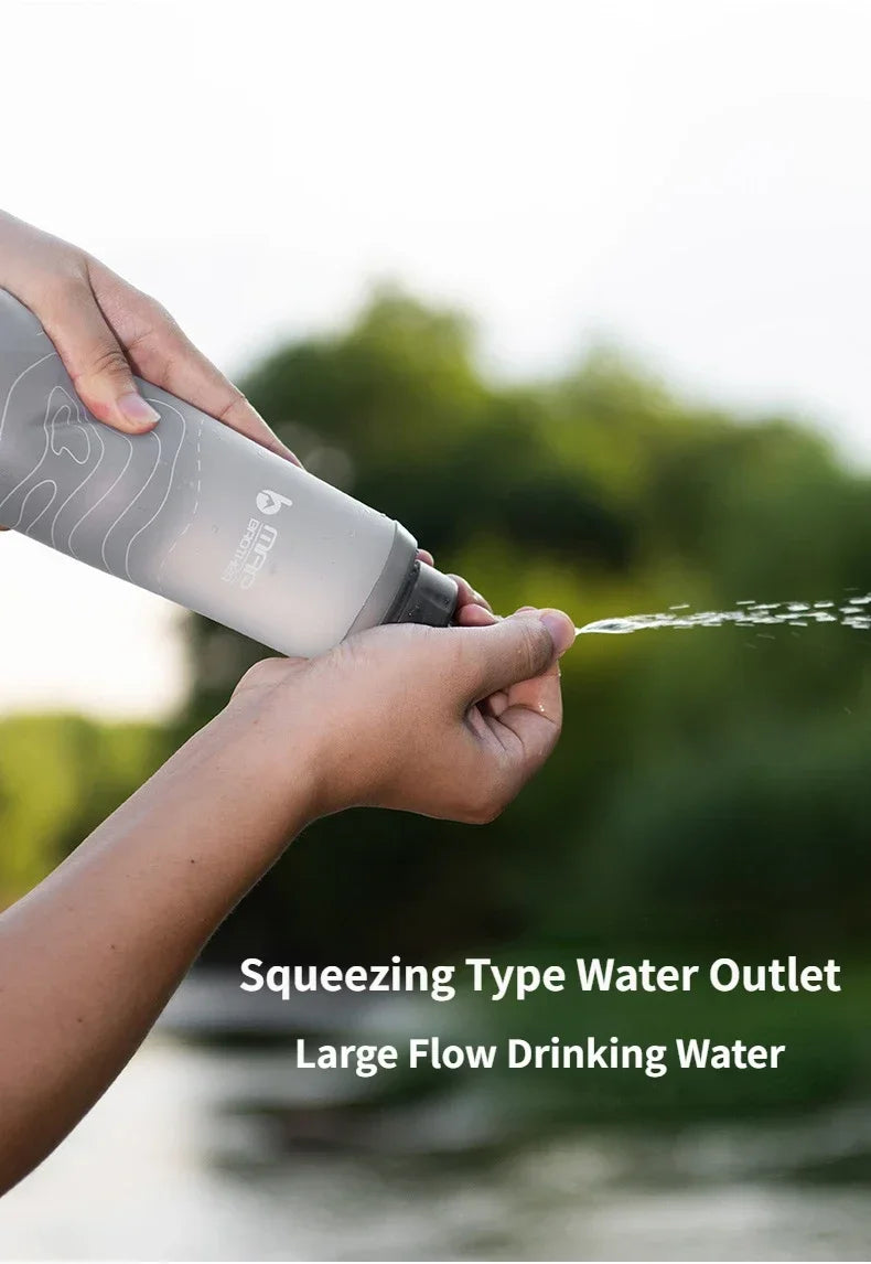 MAP BROTHER S005 250ml 420ml 500ml Soft Flask Folding Water Bottle