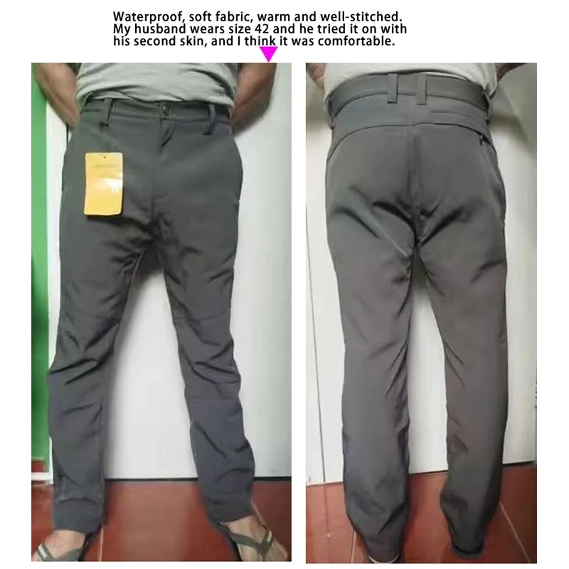 Men’s Fleece-Lined Softshell Trekking Pants