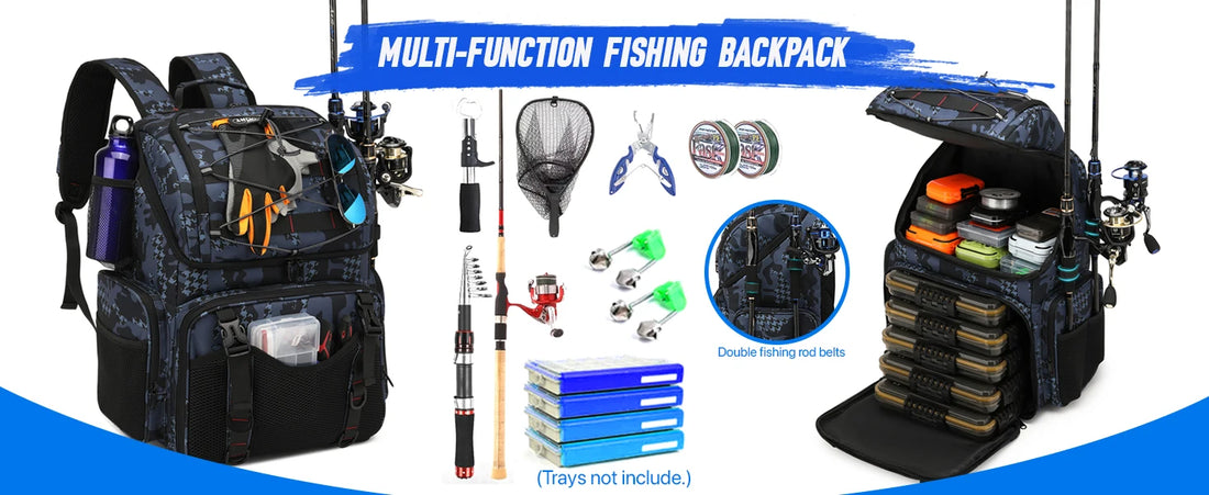 Fishing Backpack 45L Cooler Tackle Bag