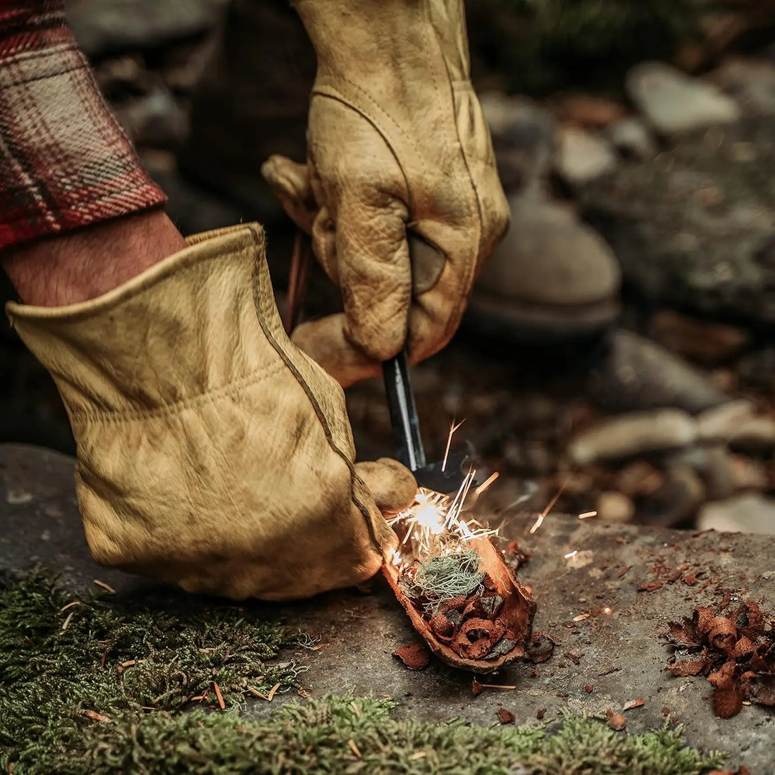 4-Piece Ferrocerium Fire Starter Kit