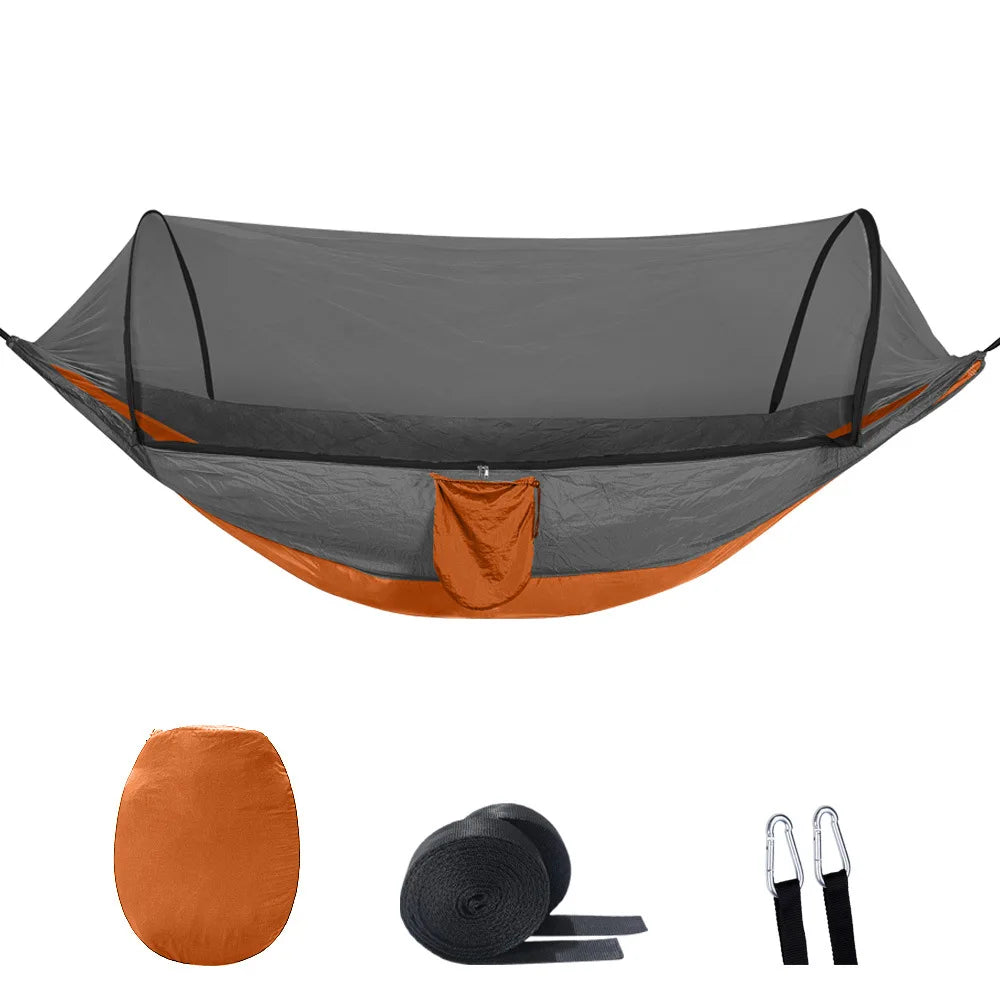 2-In-1 Camping Hammock With Mosquito Net