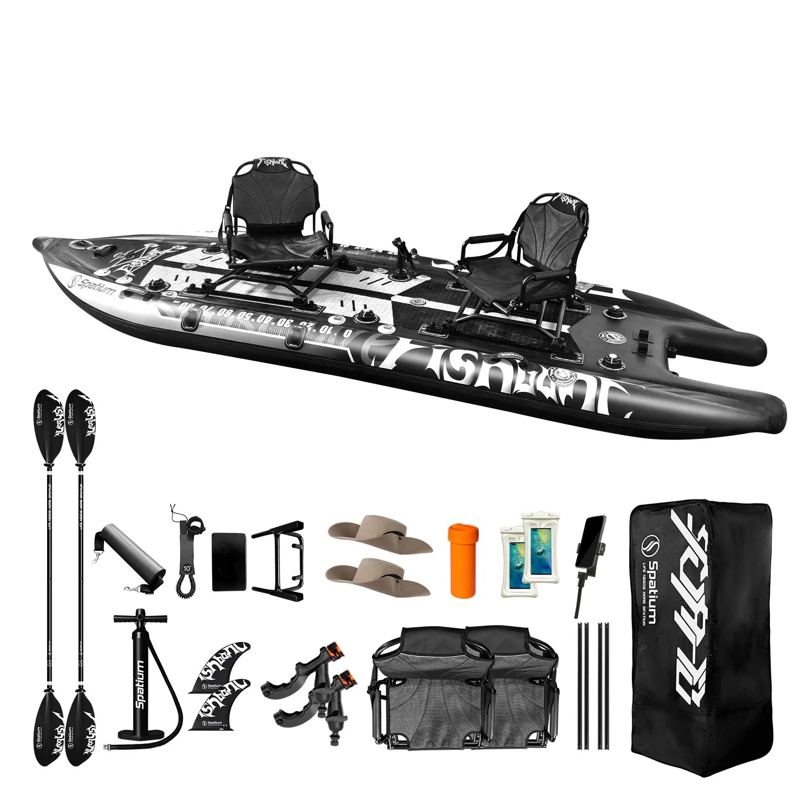 Spatium Fishing Kayak, Fishing Paddle Board
