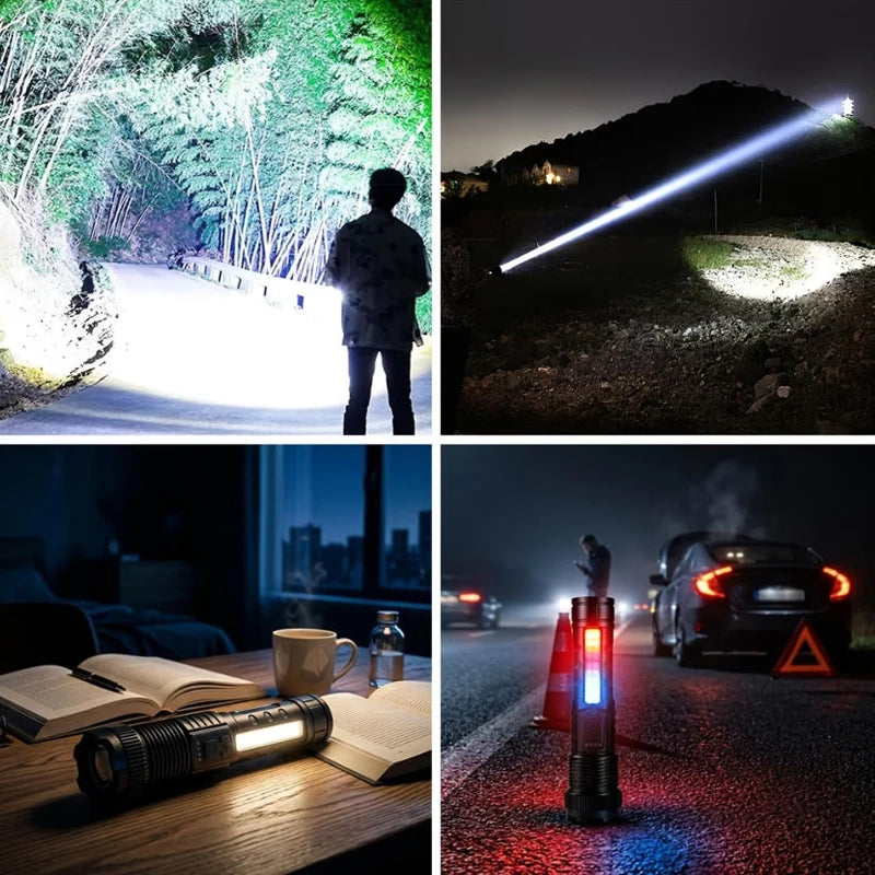 2-Piece High-Power LED Flashlight Set