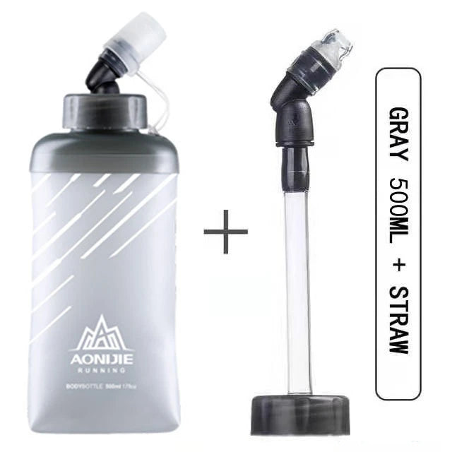 AONIJIE SD09 SD10 250ml 500ml Soft Flask Folding Collapsible Water Bottle