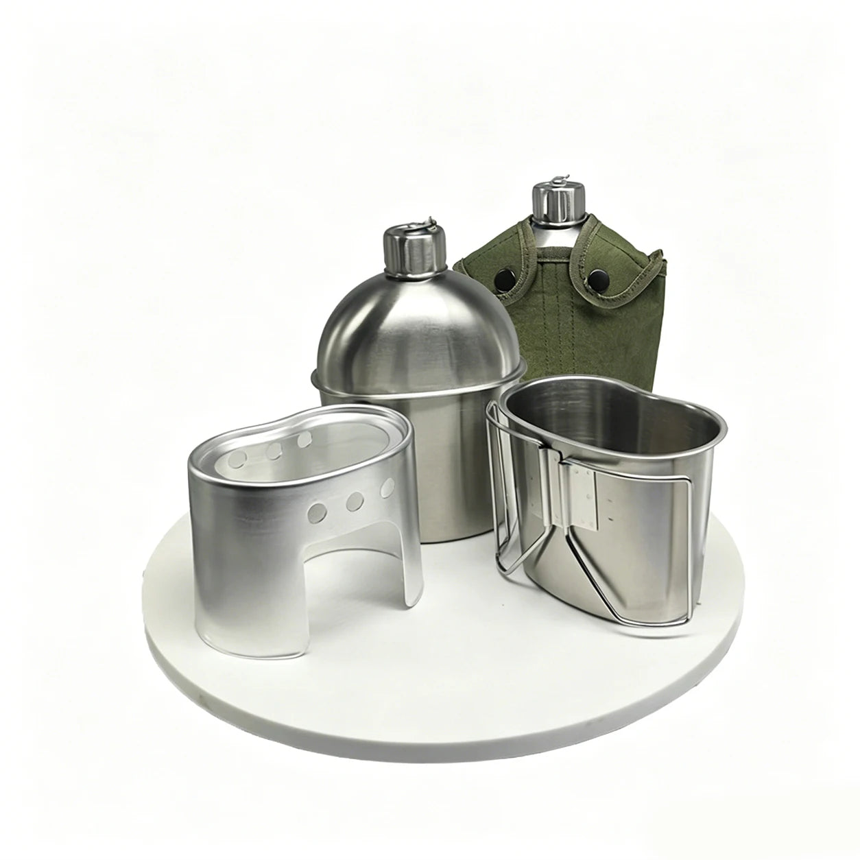 1L Military Tactical Canteen Bottle with Pouch