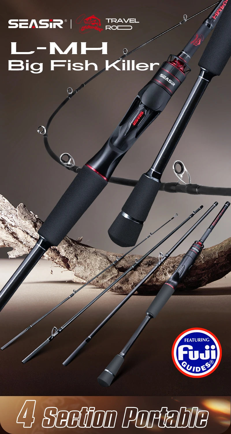 Seasir Salminus XF M/MH Spining&Casting Fishing Rod
