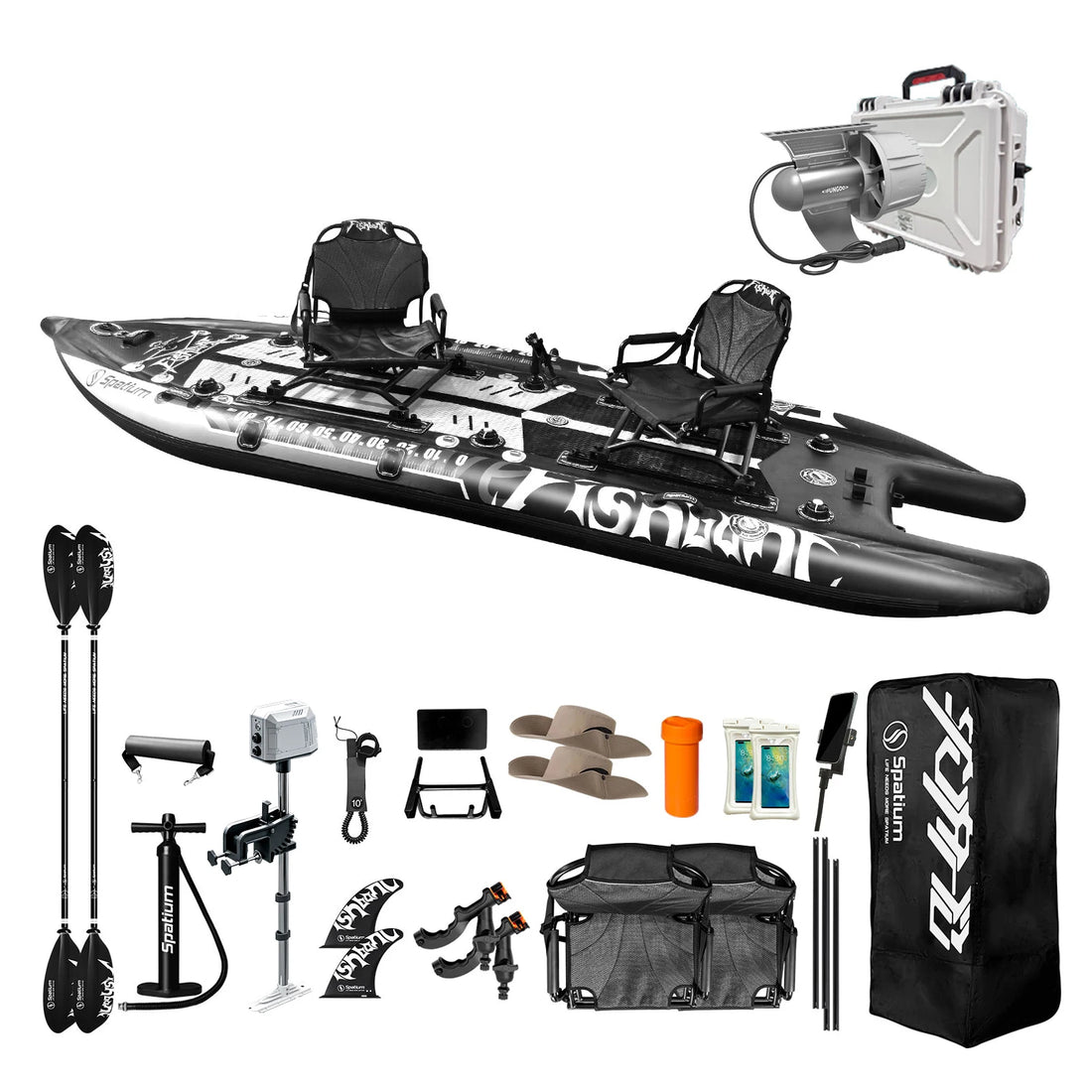 Spatium Fishing Kayak, Fishing Paddle Board