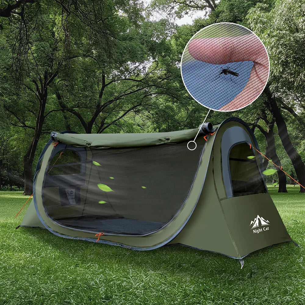 Night Cat Pop-up Camping Tent