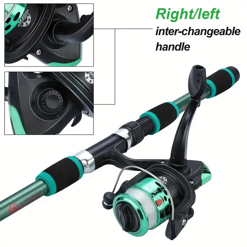 BRAVMACK Travel Telescopic Fishing Rod Full Kit