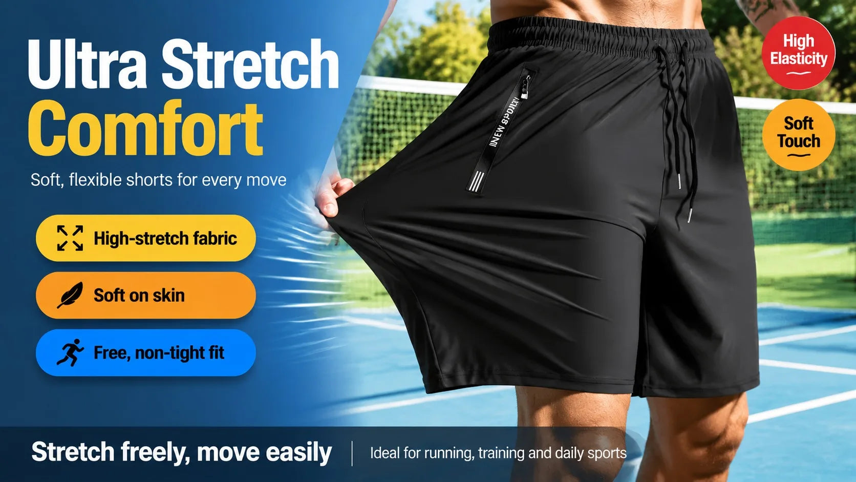 2Pcs Unisex Sweatpants