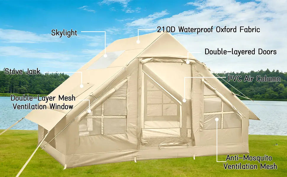 Easy Blow Up Glamping Tent