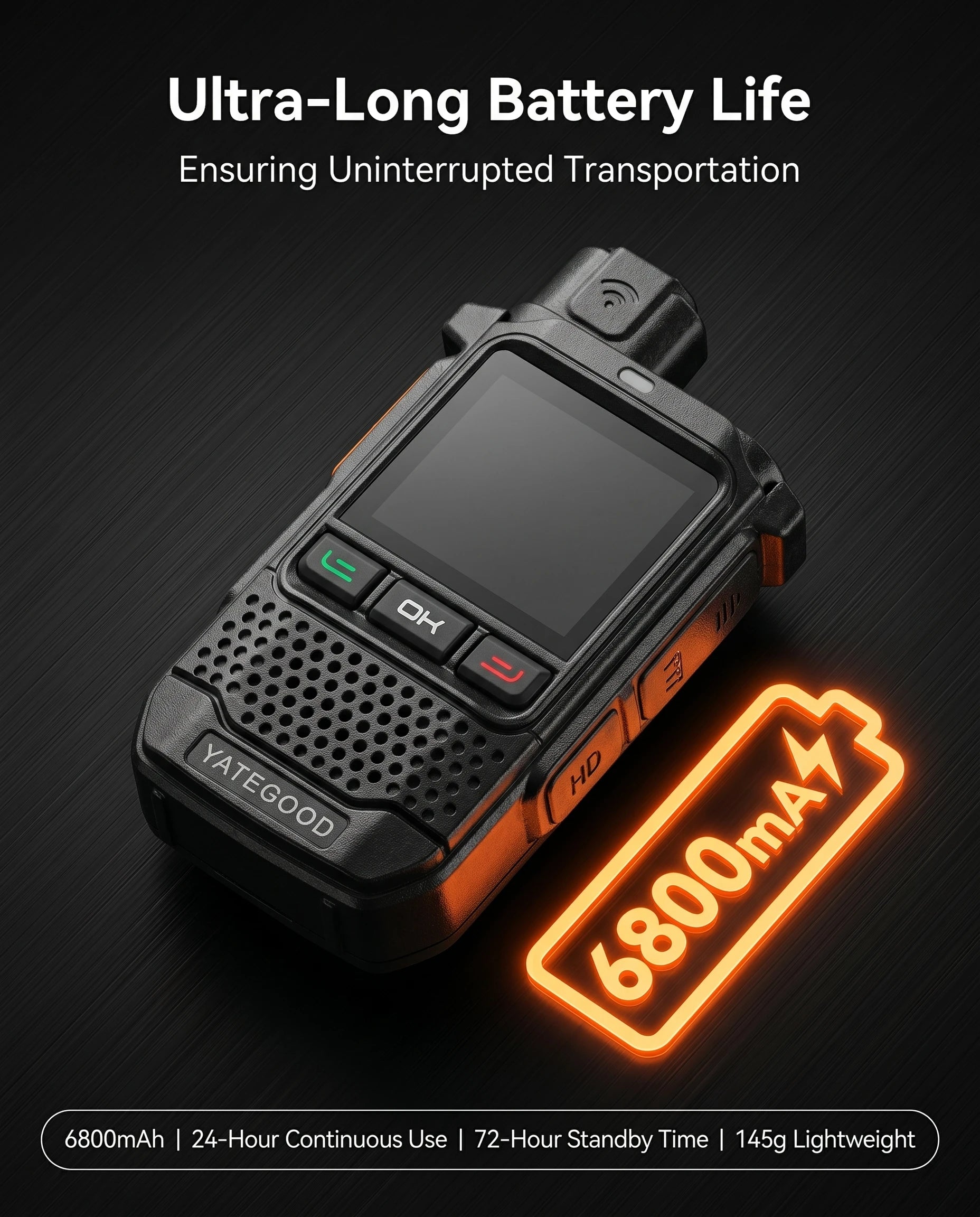 YATEGOOD Global G650 GPS 4G/5G Walkie Talkie