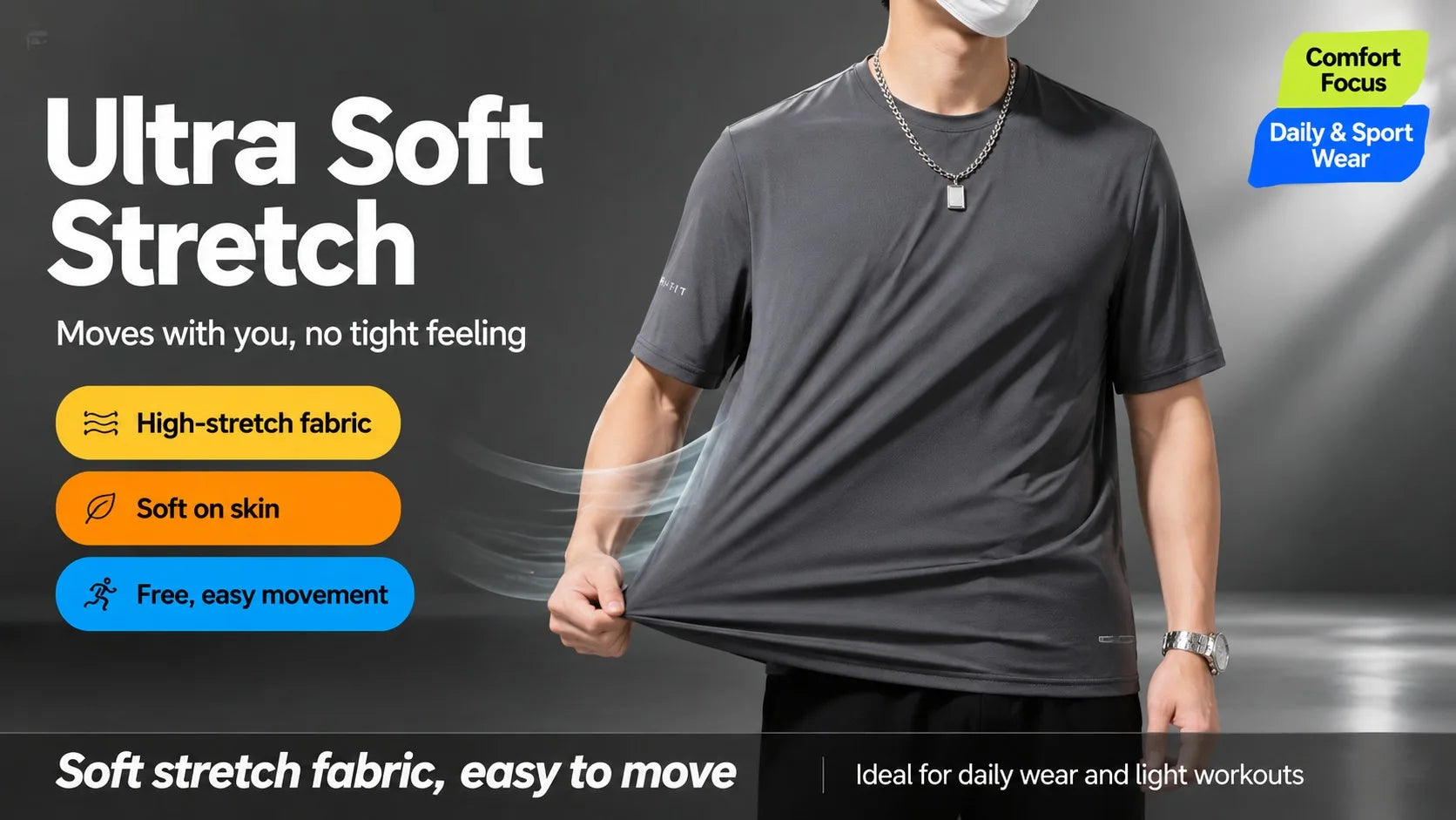 2Pcs Unisex Sweatpants