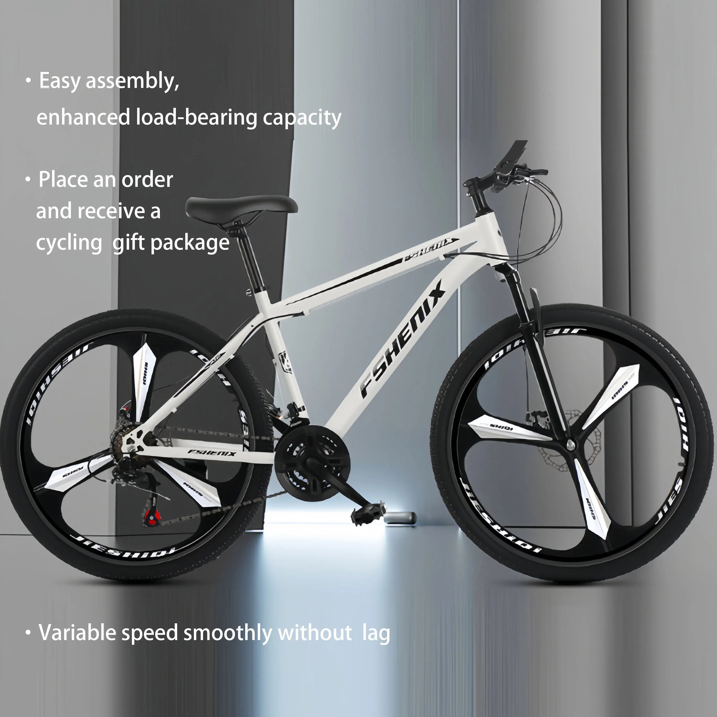 24-inch and 26-inch, 21-speed off-road bike