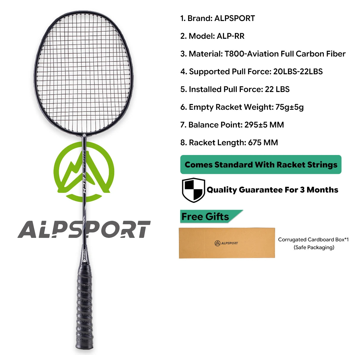 2Pcs Badminton Racket Set