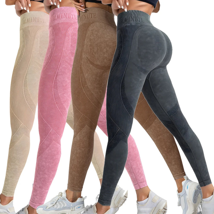 2-Pack Women’s High-Waisted Seamless Yoga Leggings