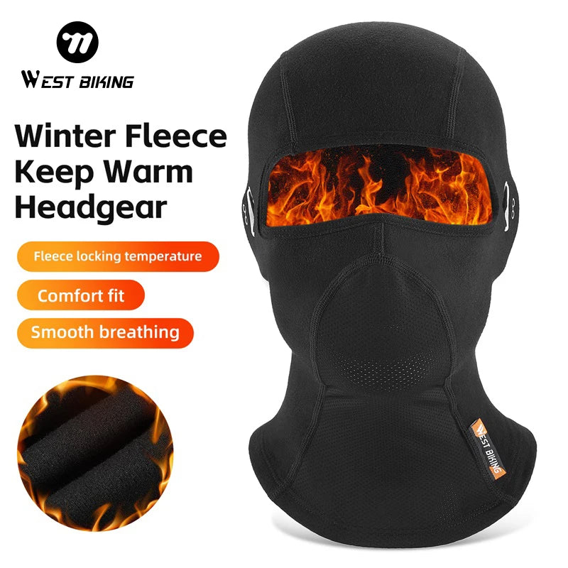 WEST BIKING Winter Fleece Balaclava