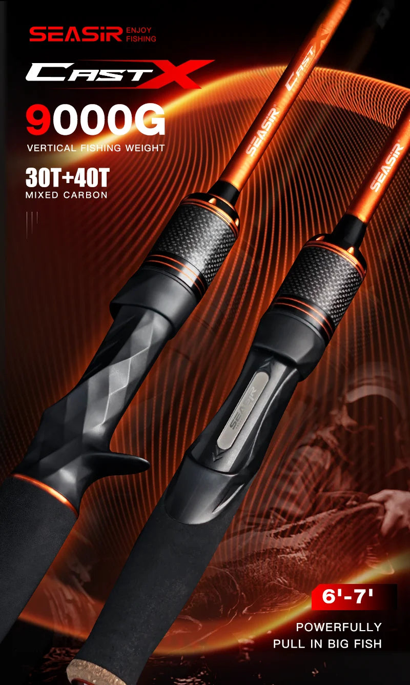 SEASIR Cast X Fishing Rod Carbon Fiber