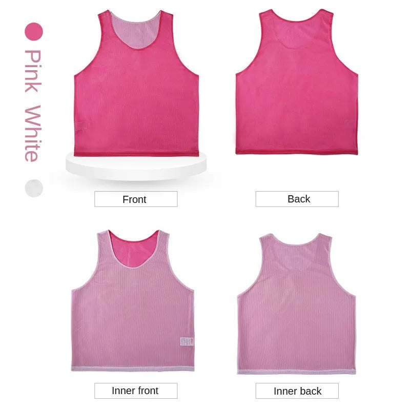 12Pcs Reversible Training Vests