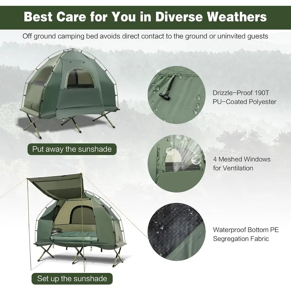 All-in-One Tent Cot Set