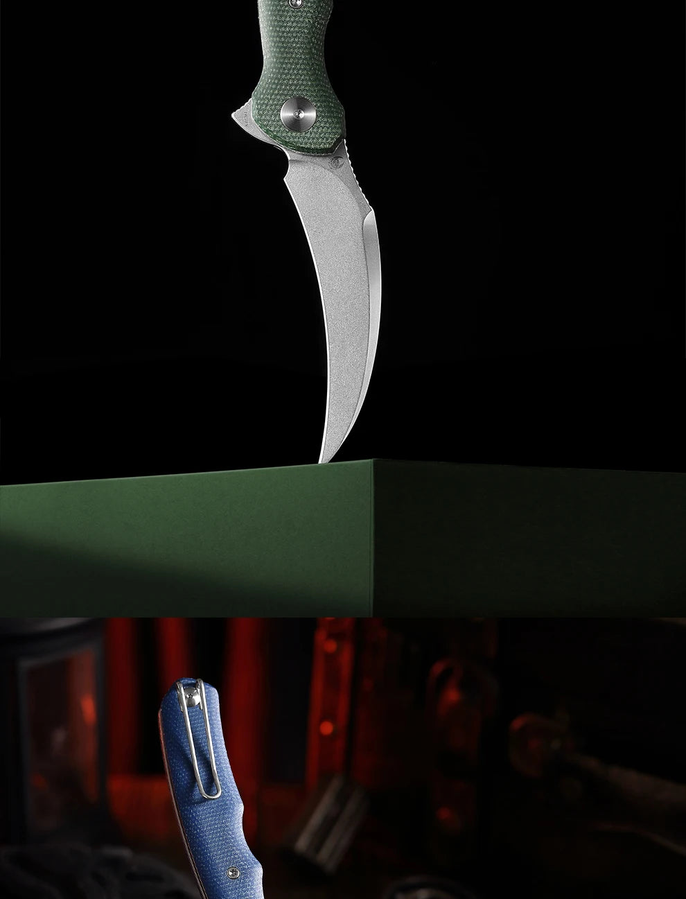 TRIVISA Lacerta Folding Pocket Knife