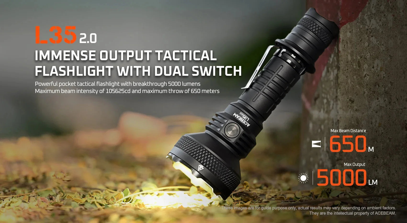 ACEBEAM L35 2.0 Tactical Flashlight