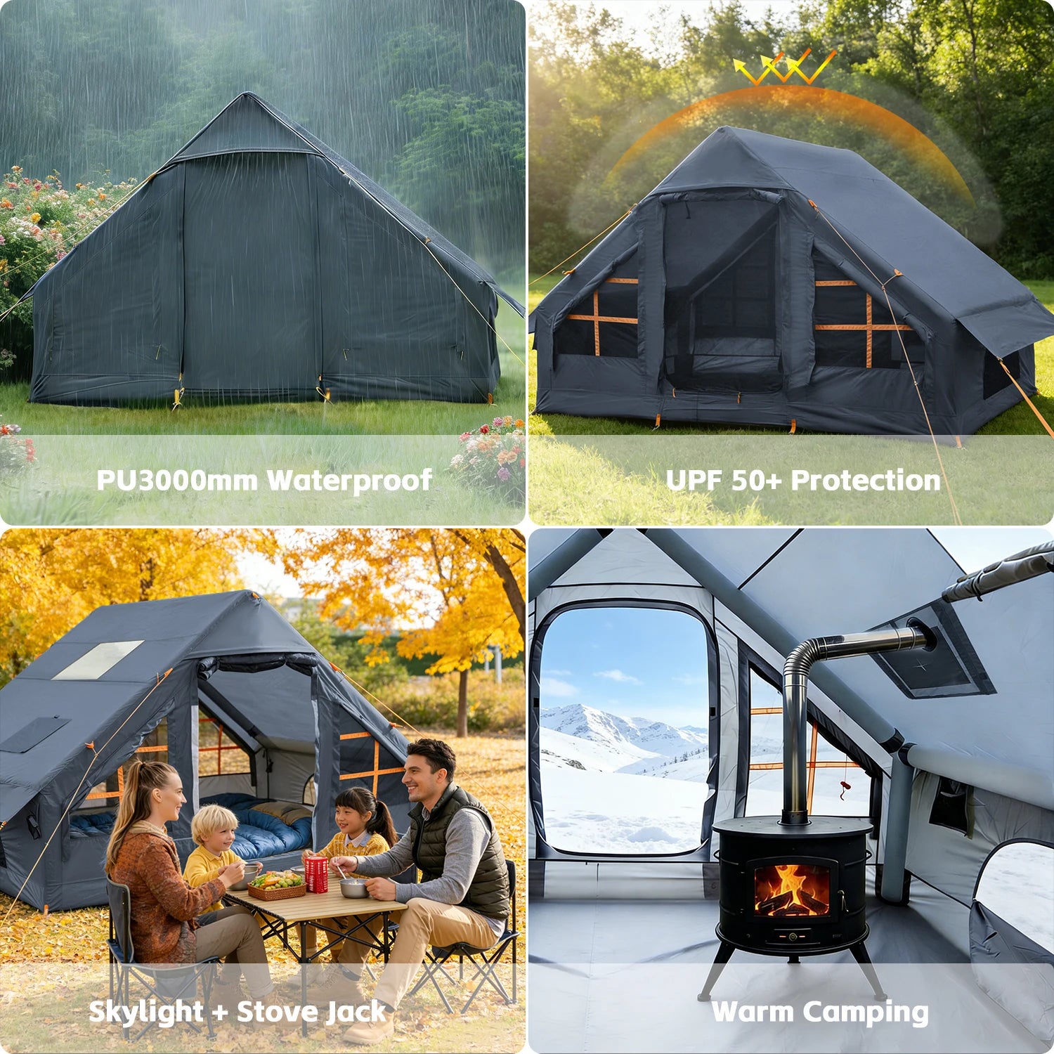 Easy Blow Up Glamping Tent