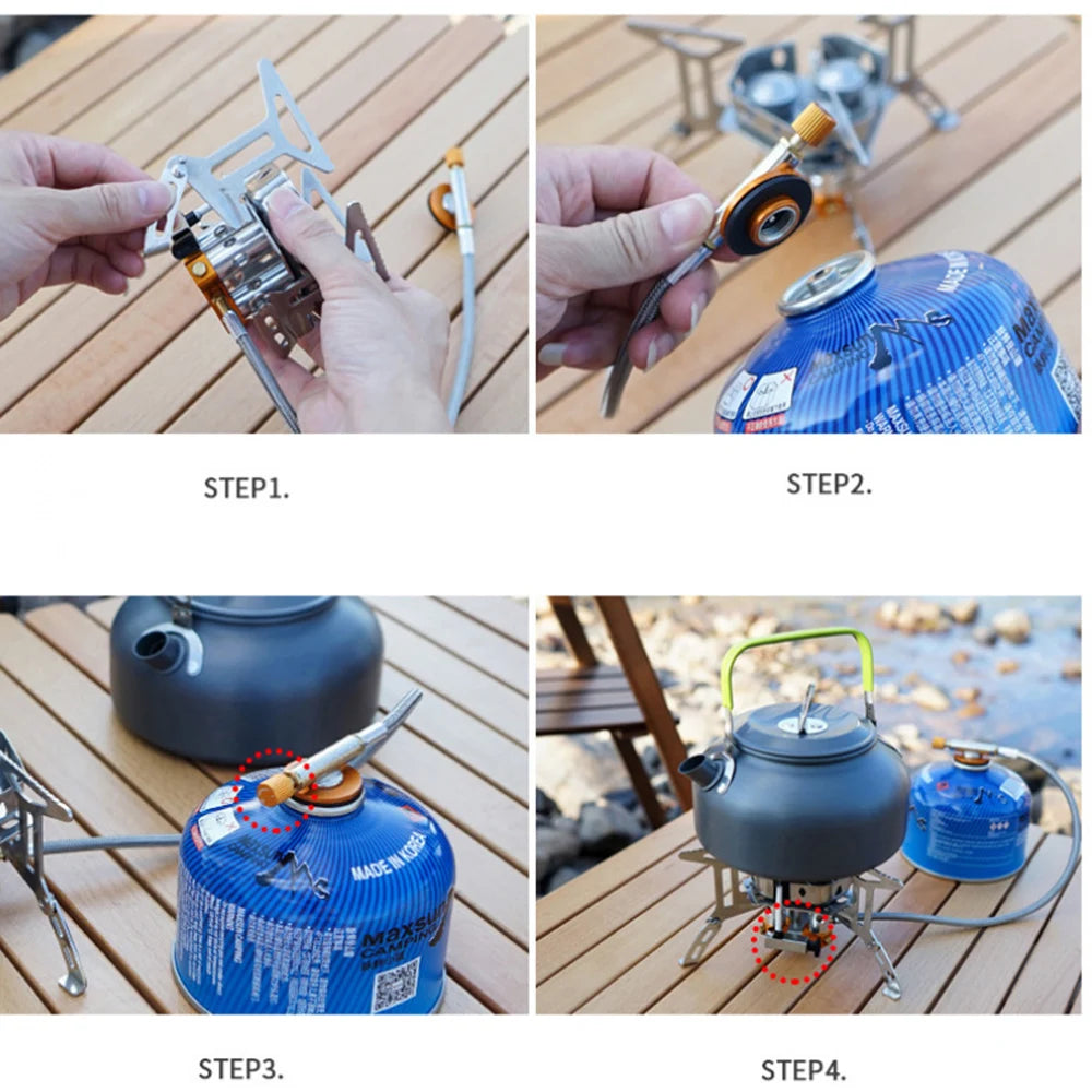 TARKA 3 Heads Gas Stove