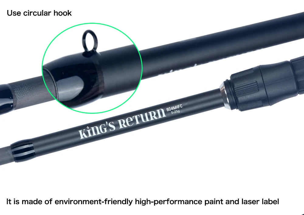 PHISHGER Spinning Baitcasting Fishing Rods