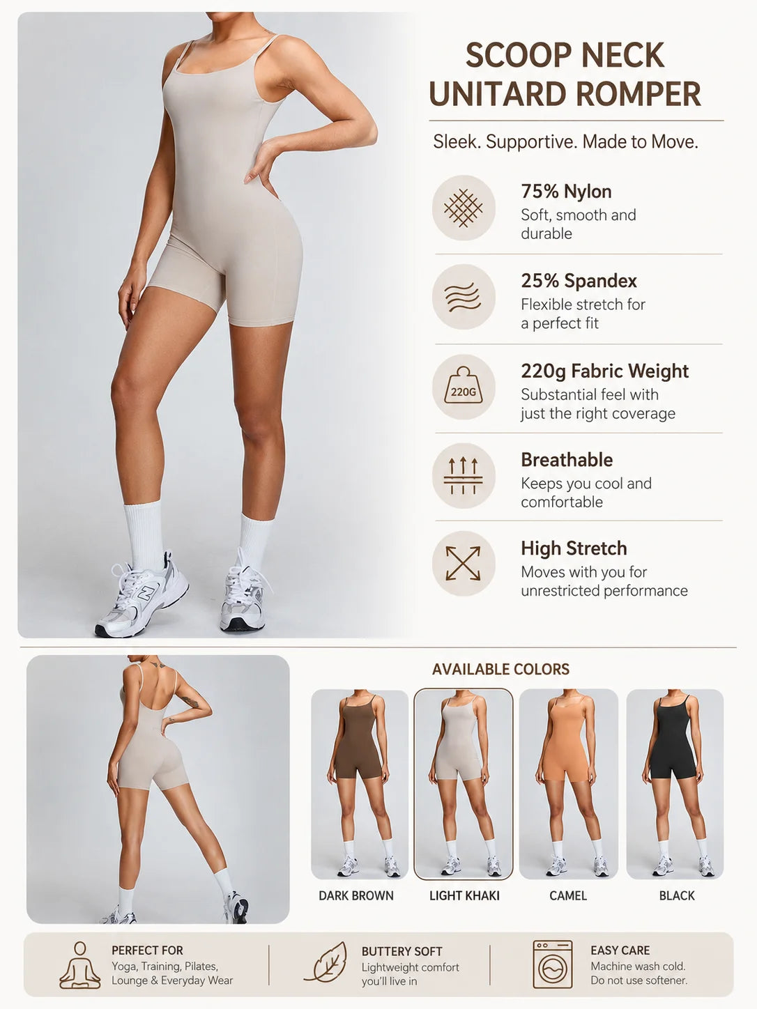 Women’s Yoga Bodysuit Romper